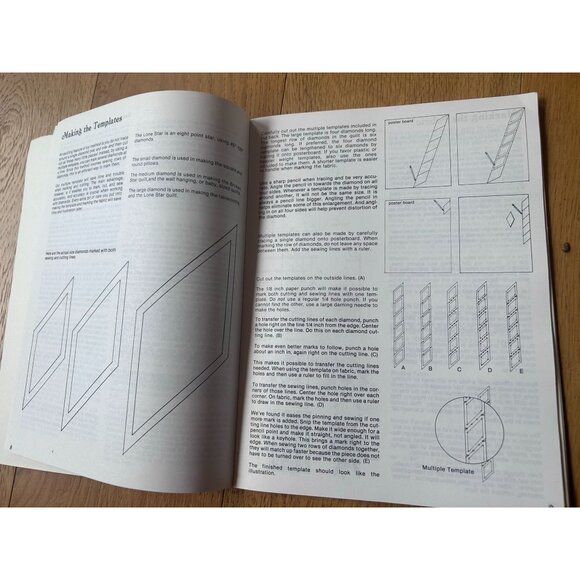 The New Lone Star Quilt Handbook Softcover Blanche Young Helen Young 1989 - Picture 4 of 5
